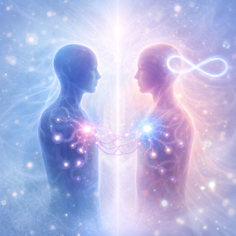 Tisch mit Laptop, Kaffeetasse, Kerze und Unterlagen in einem hellen Raum.